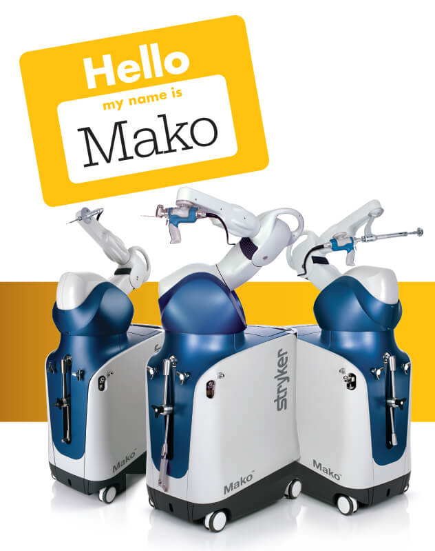 lechuga Precursor melodía Mako Robotic Arm Assisted Technology | Stryker Orthopaedics UK
